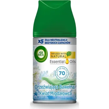Osvěžovač vzduchu Air Wick Freshmatic Zásoba Osvěžující Bavlna a Mandlový květ 250 ml
