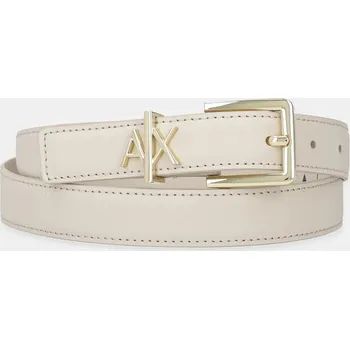 Opasek Kožený pásek Armani Exchange dámský, černá barva, 941182 4R759 941182.4R759 01X, vel. 80