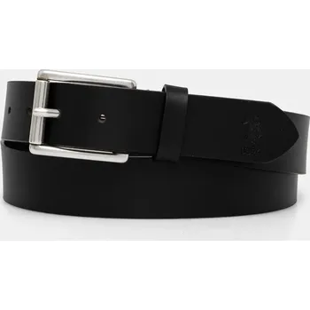 Opasek Kožený pásek U.S. Polo Assn. Hitchcock pánský, černá barva, AIUH32315MHA 99X, vel. 100
