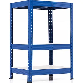 regál Policový regál Trestles RH 1000x600x300, nosnost 1050 kg, 3 police bílé Barva: modrá