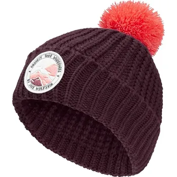 Čepice Dětská čepice Jack Wolfskin POMPOM BADGE modrá barva, 1911751 49X, vel. 51-53