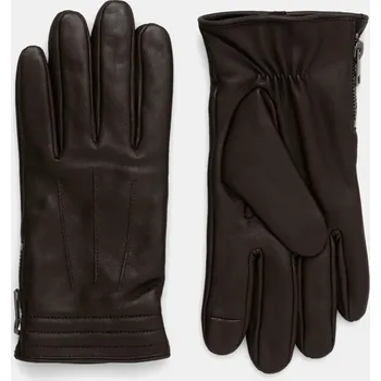 Rukavice Kožené rukavice Medicine pánské, hnědá barva RW24.REM602 89X, vel. M/L