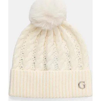 Čepice Čepice Guess béžová barva, AW5385 POL01 AW5385.POL01 01X, vel. M