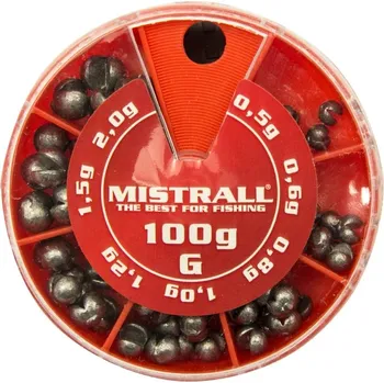 Signalizátor záběru Broky Mistrall hrubé G sada 100g