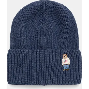Čepice Dětská čepice s příměsí vlny Jamiks JEREMY JEREMY.Nak.glo.JZI310.K námořnická modř 59X, vel. 50