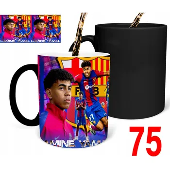 Kouzelný hrnek s potiskem DÁREK lamine yamal fotbalista fcb + JMÉNO DÁREK