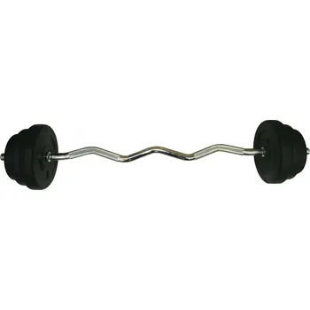 Nakládací činka EZ s cementovými kotouči - 25 kg