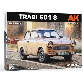 Plastikový model AK Interactive 1/35 Trabant 601S "TRABI"