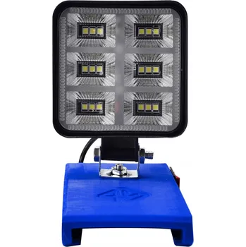 P4U pracovní lampa pro Bosch, svítilna 18V, modrá