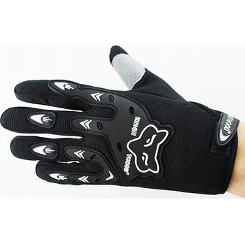 Moto rukavice MOTOCYKLOVÉ RUKAVICE FOX - ČERNÉ - VELIKOST M