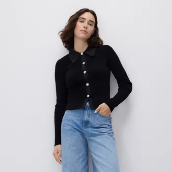 Dámská halenka Reserved - Halenka s příměsí viskózy - černý - 623HO-99X - 623HO-99X-M