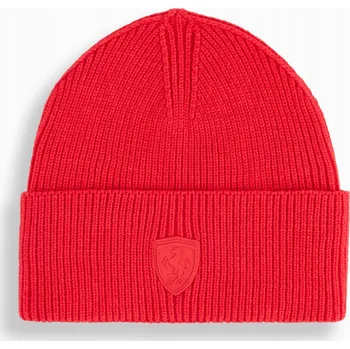 Čepice Puma zimní čepice beanie červená, univerzální velikost