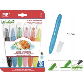 Pastelka Akvarelové Pastelky MP Colours 6 ks