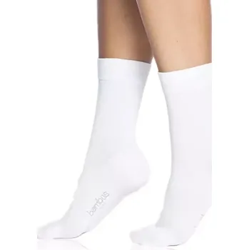 Pánské ponožky Dámské bambusové ponožky BAMBUS LADIES COMFORT SOCKS - BELLINDA - bílá 35 - 38