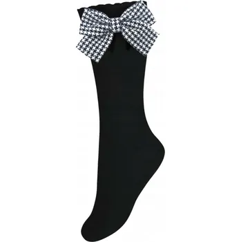 Dívčí podkolenky s mašličkou Milusie, vel. 23/27