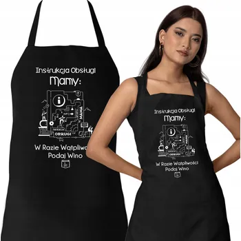 Obraz Zástěra pro maminku dárek ke Dni matek Návod na obsluhu maminky