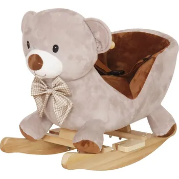 Houpací kůň KIK KX2897 Houpací medvídek se zvuky, hnědý