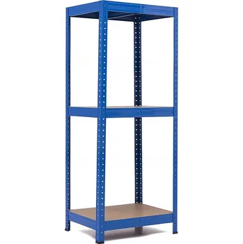 regál Policový regál Trestles RH 1200x600x400, nosnost 1050 kg, 3 police Barva: modrá