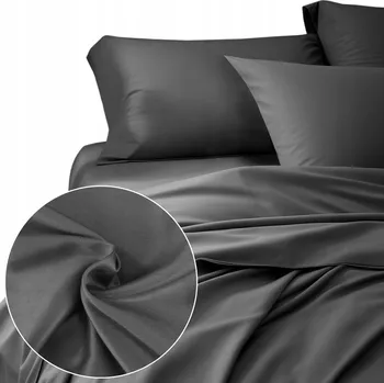 Povlečení Povlečení bavlněné 160x200 přírodní saténová hladká tkanina světle šedé barvy
