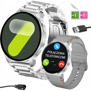 Hodinky Chytré Hodinky pánské hodinky Watch 7 PRO PL CONVERSATION MENU CHYTRÉ HODINKY STŘÍBRNÉ