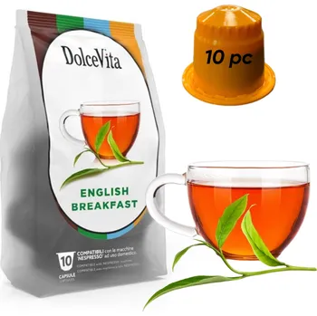 Dolce Vita Italfoods Dolce Vita Nespresso® English breakfast čaj kapsle 10 kusů