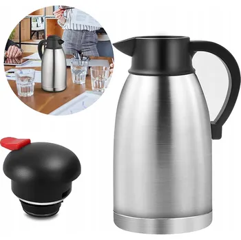 Termoska VÝKONNÁ TERMOSKA DŽBÁN NEREZOVÁ 2L NA KÁVU ČAJ