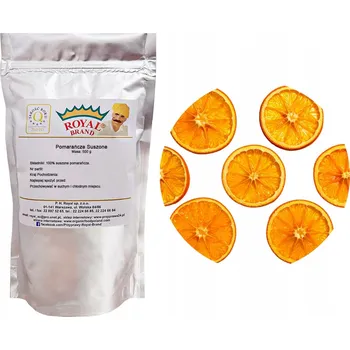 Sušené ovoce SUŠENÉ POMERANČE 500g plátky pomeranče na vánoční čaj