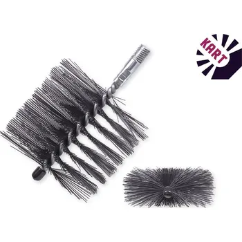 Příslušenství k brusce KART Rourový kartáč hranatý 40 x 100 mm - ocel