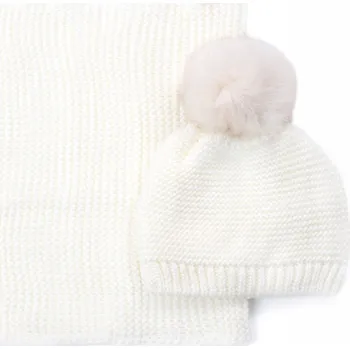 Čepice Art of Polo sada: čepice a nákrčník (rolák) univerzální velikost bílá