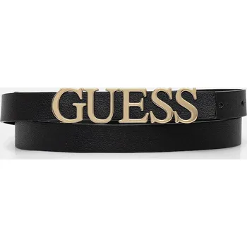 Opasek Pásek Guess MIMINA dámský, černá barva, BW9257 P5320 BW9257.P5320 99X, vel. S