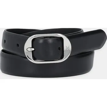Opasek Kožený pásek Calvin Klein dámský, černá barva, LV04K7014G 99X, vel. 85
