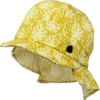 Kojenecká čepice Dětská bavlněná čepice Jamiks LEONARD LEONARD.Nak.JLG205.B žlutá 11X, vel. 48