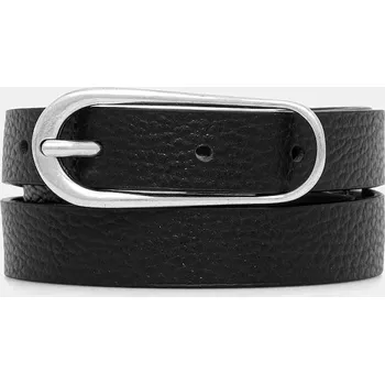 Opasek Kožený pásek Sisley 6Q4CWL03A černá 99X, vel. M