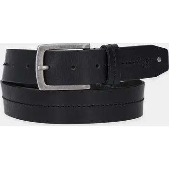 Opasek Pásek Pepe Jeans AIDAN BELT pánský, černá barva, PM021048 99X, vel. 100