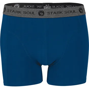Pánské spodní prádlo Pánské bavlněné boxerky TMAVĚ MODRÉ velikost XXL