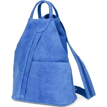 Městský batoh Vera Pelle městský batoh modrý