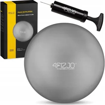 Gymnastický míč Gymnastický míč 4FIZJO šedý 22 cm protiskluzový s pumpičkou