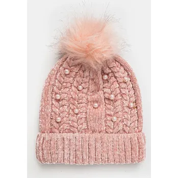 Čepice Dětská čepice Guess růžová barva, z husté pleteniny, J3BZ05 Z39H0 J3BZ05.Z39H0.9BYH 39X, vel. 56/58