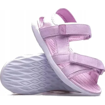 Dívčí sandály 4F dětské sandály textilní růžové velikost 34