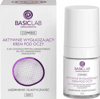 Péče o oční okolí BasicLab Aktivně Vyhlazující Krém pod Oči Zpevnění a Pružnost