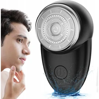 PŘENOSNÝ HOLICÍ STROJEK MINI ELEKTRICKÝ PRO HOLENÍ VOUSŮ A TĚLA S 3D BŘITY