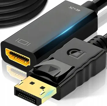 Video kabel KABEL ADAPTÉR DISPLAY PORT DP HDMI PŘEVODNÍK 4K