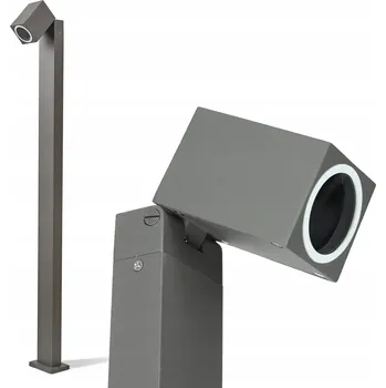Venkovní osvětlení Venkovní zahradní sloupek Lampa Ogrodowa IP44 GU10 Šedá Kobi