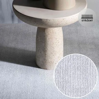 Koberec Metrážový koberec ROSEVILLE 90 bledošedá Označení šíře role: 4 m