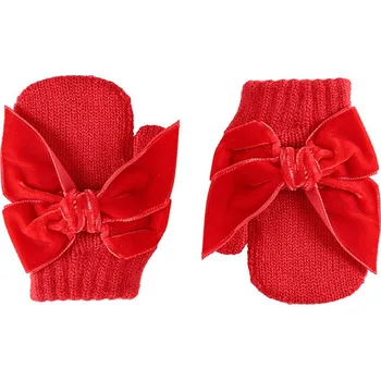 Rukavice CONDOR Dětské palcové rukavice - rudé Velikost: 0