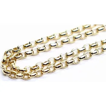 Řetízek Klenoty Budín Dámský mohutný zlatý řetízek ze žlutého zlata 50cm 585/4,04gr HK6279 (Klenoty Budín Dámský mohutný zlatý řetízek ze žlutého zlata 50cm 585/4,04gr HK6279)