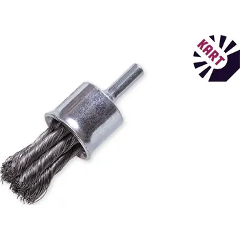 Brusný kartáč KART Kartáč koncový copánkový ø 22 mm - ocel