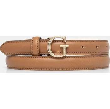 Opasek Kožený pásek Guess dámský, béžová barva BW9119.P4220 80C, vel. S