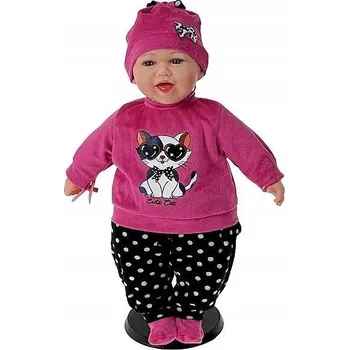 Panenka PANENKA MIMINKO 45 CM MLUVÍ A ZPÍVÁ V POLŠTINĚ + DUDLÍK INTERAKTIVNÍ, BABY