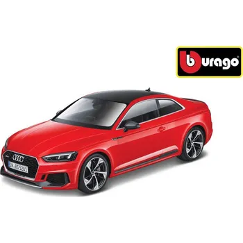 autíčko Bburago Audi RS 5 Coupe červená 1:24